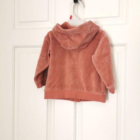 2/$20 H& M baby girl zip up sweater 9-12 m - Picture 4 of 4
